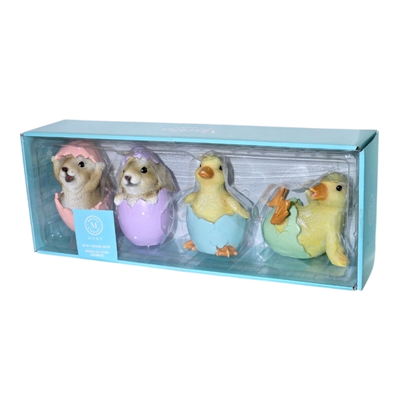 Easter Martha Stewart Duck Rabbit in Egg Shells Figurines Tabletop Decor 4" - Picture 4 of 4